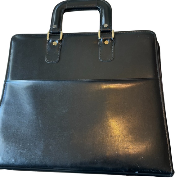 Retro 1980s Zip Around Quorum Software Geek Briefcase 3 Ring Work Binder - Picture 4 of 10